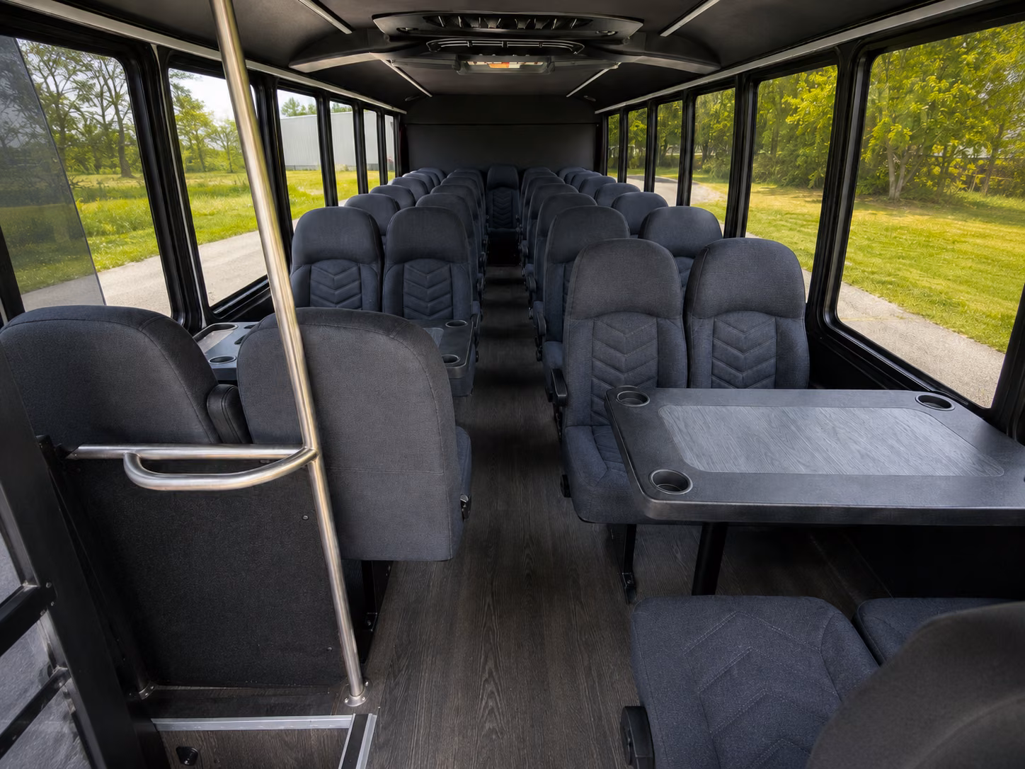 15 passenger minibus inside