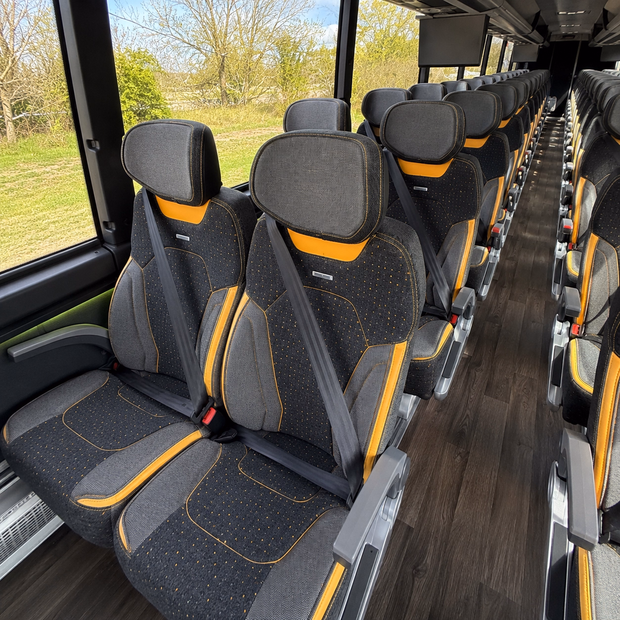sioux falls sporting event transportation onboard seating