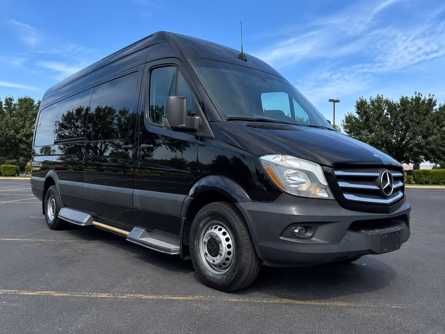 sprinter van with driver